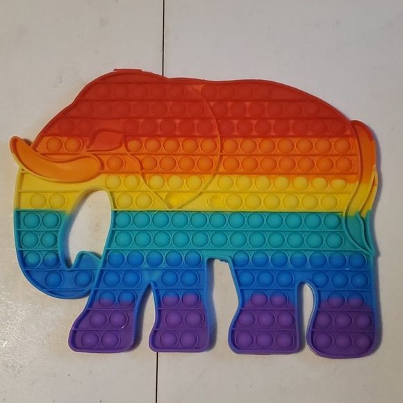 MissyBees Boutique Toys New Extra Large Elephant Bubble Popit Poshmark